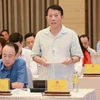 Thượng tướng Lương Tam Quang, Thứ trưởng Bộ Công an thông tin tại hội nghị. (Ảnh: Bộ GD-ĐT)