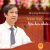 Bộ trưởng Bộ Giáo dục và Đào tạo Nguyễn Kim Sơn. (Ảnh: PV/Vietnam+)