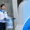 Chủ tịch Hội Sinh viên Việt Nam khóa X Nguyễn Minh Triết tiếp tục được bầu là Chủ tịch Hội Sinh viên Việt Nam khóa XI. (Ảnh: PV/Vietnam+)