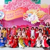 Trong không khí Tết Nguyên đán cận kề, các trường học ở Hà Nội đã có nhiều hoạt động trải nghiệm thú vị cho học sinh. (Ảnh: PV/Vietnam+).