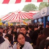 Ngày hội thu hút sự tham dự của hàng nghìn học sinh, phụ huynh. (Ảnh: PM/Vietnam+)