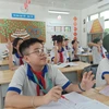 Việc xây dựng thêm các trường học mới đã góp phần đáp ứng nhu cầu trường lớp của Hà Nội. (Ảnh minh họa: PV/Vietnam+)