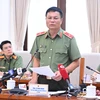 Thiếu tướng Lê Minh Mạnh, Phó Cục trưởng Cục An ninh mạng và phòng chống tội phạm sử dụng công nghệ cao, Bộ Công an. (Ảnh: PV/Vietnam+)