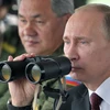 Tổng thống Nga Vladimir Putin đã thị sát một cuộc diễn tập của Lực lượng Hạt nhân Nga (Nguồn: RIA)