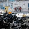 Hiện trường một vụ đánh bom ở Somalia (Nguồn: AFP/TTXVN)