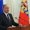 Tổng thống Nga Vladimir Putin đọc thông điệp liên bang (Nguồn: Kremlin)