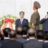 Cô Kim Jong-Un xuất hiện trên TV sau khi chồng bị xử tử