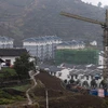 Một khu đô thị mới đang được xây dựng tại Sơn Tây (Trung Quốc) (Nguồn: AP)