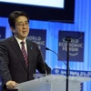 Thủ tướng Nhật Bản Shinzo Abe tại Diễn đàn kinh tế thế giới ở Davos, Thụy Sĩ (Nguồn: TTXVN)