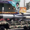 Một loại tên lửa được Iran giới thiệu hồi tháng 10/2013 (Nguồn: AFP)