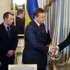 Ông Yanukovych ký thỏa thuận với phe đối lập ngày 21/2, lần gần nhất ông xuất hiện công khai (Nguồn: AFP/TTXVN)