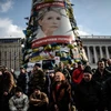 Người biểu tình ủng hộ bà Tymoshenko tại Kiev (Nguồn: AFP)