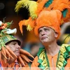 [Photo] Cổ động viên Hà Lan đội cà rốt lên đầu cổ vũ đội nhà