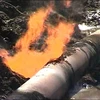 [Video] Hiện trường vụ nổ đường ống dẫn khí đốt ở Ukraine