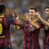 Lionel Messi và Eto'o tái hợp trong trận đấu tôn vinh Deco