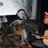 Bình Dương: Xe container tông xe máy, 2 vợ chồng trẻ chết thảm