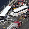 Hiện trường bi thảm vụ tai nạn xe bus chở sinh viên Việt ở Mỹ