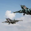 Video không quân Nga ném bom điểm hội họp của thủ lĩnh IS