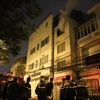 Hà Nội: Cháy kho chứa đồ công ty May Nhà Bè trên phố Lạc Trung