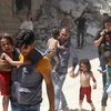 [Video] Người dân Syria bắt đầu chạy thoát khỏi chiến trường Aleppo