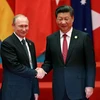 Tổng thống Nga Putin tặng kem cho Chủ tịch Trung Quốc Tập Cận Bình