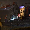 Video hiện trường vụ tàu hỏa đâm tàu điện ngầm tại Moskva