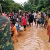 Video nước tuôn ào ạt trong vụ vỡ đập thủy điện nghiêm trọng ở Lào