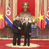 Lễ đón Chủ tịch Triều Tiên Kim Jong-un tại Phủ Chủ tịch