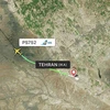 Video máy bay Ukraine bốc cháy trên bầu trời thủ đô Tehran của Iran