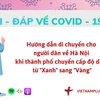 Hỏi đáp COVID-19: Hà Nội chuyển thành vùng Vàng, di chuyển thế nào?