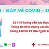 Hỏi đáp COVID-19: Xác thực thông tin tiêm chủng như thế nào?