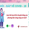 Hỏi đáp COVID-19: Làm sao để đi lại an toàn bằng phương tiện công cộng