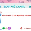 Hỏi đáp COVID-19: Khi nào F0 ở Hà Nội được nhập viện?