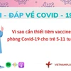 Hỏi đáp COVID-19: Điều cần biết khi tiêm vaccine cho trẻ từ 5-11 tuổi