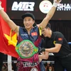 Trương Cao Minh Phát giành đai WBC Muay Thai thế giới (Ảnh: Thành Chung)