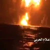 Cảnh tàu chở dầu Na Uy trúng tên lửa hành trình từ Yemen
