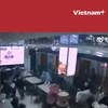 Thực khách lao vội khỏi nhà hàng khi xảy ra động đất ở Trung Quốc