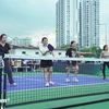 Ngày càng có nhiều người chơi Pickleball (Ảnh: Việt Anh/Vietnam+)