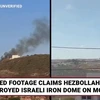 Rộ tin Hezbollah bắn cháy xe tăng và Hệ thống Vòm sắt của Israel