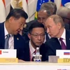 Khoảnh khắc Tổng thống Nga và Chủ tịch Trung Quốc trao đổi riêng tại BRICS