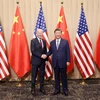 Tổng thống Mỹ Joe Biden gặp Chủ tịch Trung Quốc Tập Cận Bình bên lề APEC (Nguồn: X)