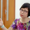 Nữ Tổng Giám đốc đầu tiên của Thông tấn xã Việt Nam, nhà báo Vũ Việt Trang. (Ảnh: Lê Minh Sơn/Vietnam+)