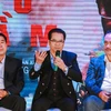 Nghệ sỹ nhân dân Trần Nhượng tại họp báo ra mắt phim. (Ảnh: PV/Vietnam+)
