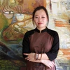 'Âm không' của họa sỹ Bình Nhi: Hoa sen Việt nở trên đất Phật Nepal