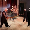 Phần biểu diễn múa khèn của Đoàn nghệ thuật quần chúng tỉnh Yên Bái nhân Ngày hội Văn hóa dân tộc Mông toàn quốc tại Lai Châu, ngày 25/12/2021. (Ảnh minh họa: Quý Trung/TTXVN)