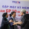 Các nữ phóng viên GP10 xúc động trong ngày gặp mặt. (Ảnh: Hoài Nam/Vietnam+)