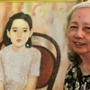 Bà Minh Thúy, nguyên mẫu trong bức tranh "Em Thúy" của danh họa Trần Văn Cẩn. (Ảnh: Việt Văn)