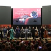 Các nghệ sỹ tham gia vở kịch kể chuyện âm nhạc “Công nữ Anio” tại Thành phố Hồ Chí Minh. (Ảnh: PV/Vietnam+)
