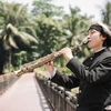 Nghệ sỹ Taruki Sax là con trai của Nghệ sỹ Nhân dân Thái Bảo và Nghệ sỹ Ưu tú Anh Tuấn. (Ảnh: NVCC)