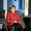 Thủ tướng Angela Merkel trên phim trường của 'Angela Merkel - Hơn cả bất ngờ.' (Ảnh: Văn phòng Báo chí và Thông tin, Chính phủ Liên bang Đức)